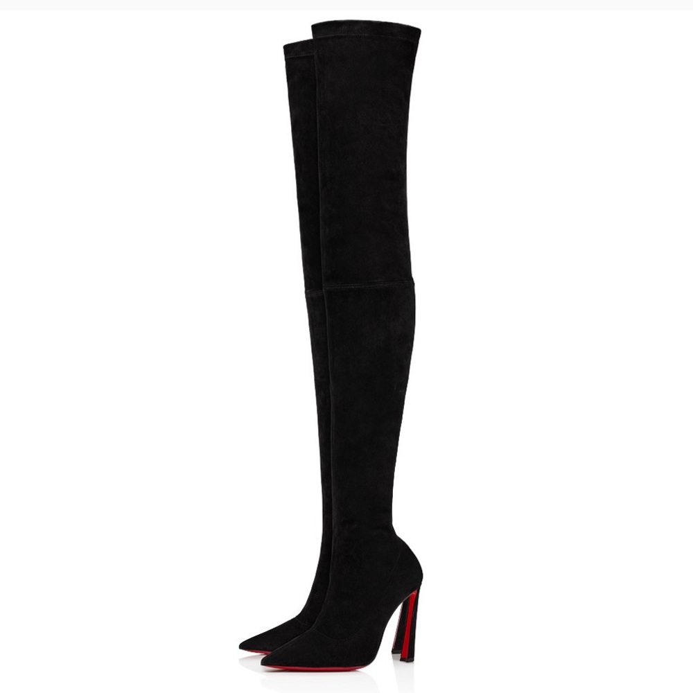Authentic Christian Louboutin Condora Botta Alta
100 mm Thighboots
